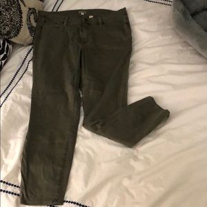 Jcrew Jeans- Olive Green